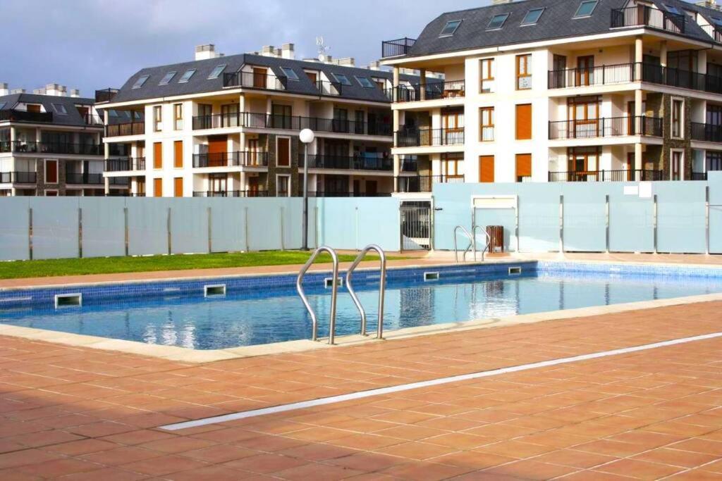Playa Foz Con Piscina Y Terraza Apartment Bagian luar foto